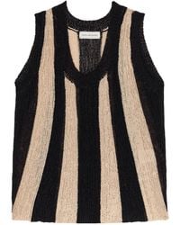 Dries Van Noten - Toast Striped Knit Sweater - Lyst
