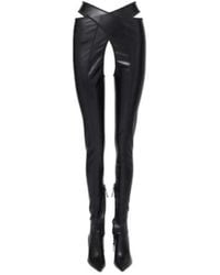 The Attico - Faux-Leather Over-The-Knee Boots - Lyst