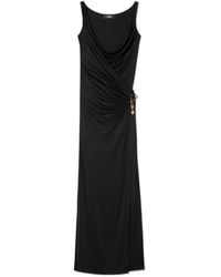 Versace - Sleeveless Safety Pin Detailed Dress - Lyst