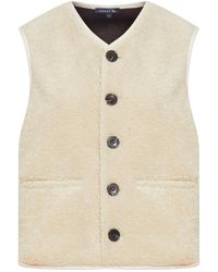 Soeur - Fusil Buttoned Fleece Waistcoat - Lyst