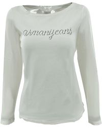 Armani Jeans - Logo Long-Sleeved T-Shirt - Lyst