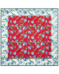 KENZO - Tulip Square Scarf - Lyst