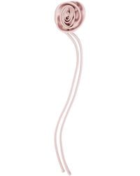 Max Mara - Floral-Detail Long-Streamer Brooch - Lyst
