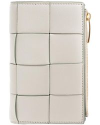 Bottega Veneta - Medium Cassette Bi-Fold Zip Wallet - Lyst