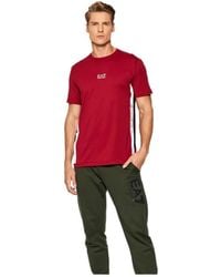 Emporio Armani - Logo-Print Cotton T-Shirt - Lyst