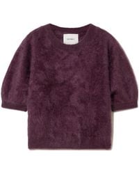 Lisa Yang - Short-Sleeved Crew Neck Sweater - Lyst