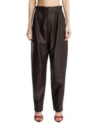 Bottega Veneta - Leather Pants - Lyst