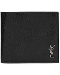 Saint Laurent - Tiny Cassandre East/West Wallet - Lyst