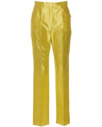 Max Mara - Studio High Waisted Straight Leg Trousers - Lyst