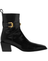Versace - Angelo Block-Heeled Chelsea Boots - Lyst