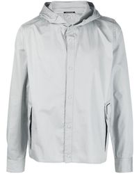 C.P. Company - Hooded Cotton Shirt Jacket - Lyst