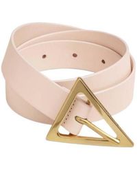 Bottega Veneta - Signature Triangular Buckle Belt - Lyst