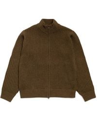 Stussy - Lambs Wool Zip Sweater - Lyst