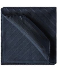 Brunello Cucinelli - Stripped-Pattern Silk Pocket Square - Lyst