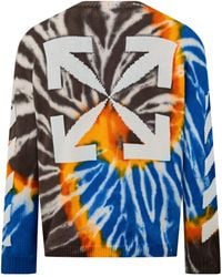 Off-White c/o Virgil Abloh - Diag Tie Dye Sweater - Lyst