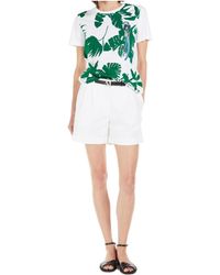 Max Mara - Studio Embellished Crewneck T-Shirt - Lyst