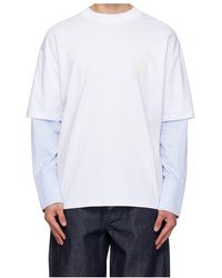 Egonlab - Crew Neck Long-Sleeved T-Shirt - Lyst
