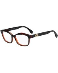 Fendi - Logo Detail Flat Lens - Lyst