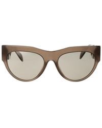 Versace - Eyewear Round Frame Sunglasses - Lyst