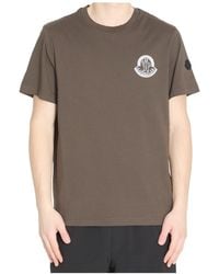 Moncler - Logo Printed Crewneck T-Shirt - Lyst