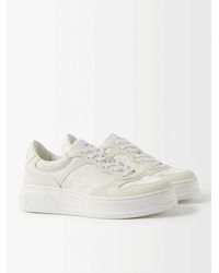 Gucci - Gg Supreme-Canvas 55Mmm Leather Sneakers - Lyst