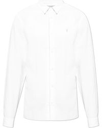 AllSaints - Signature Embroidered Shirt - Lyst