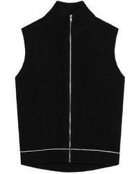 MM6 by Maison Martin Margiela - Sleeveless Cardigan - Lyst
