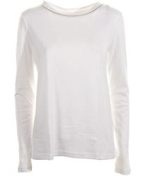 Eleventy - Long Sleeve Crewneck T-Shirt - Lyst