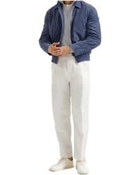 Brunello Cucinelli - Suede Bomber Jacket - Lyst