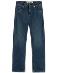 Jil Sander - Regular Denim Trousers - Lyst
