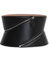 Alaïa - Alaïa Zip Corset Belt - Lyst