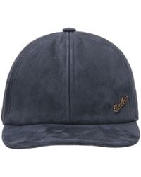 Borsalino - Otis Suede Baseball Cap - Lyst