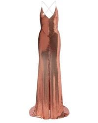 Alex Perry - Open-Back Sequined Gown - Lyst