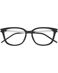 Saint Laurent - Logo Optical Glasses - Lyst