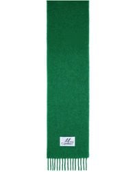 Marni - Logo Patch Fringed Scarf - Lyst