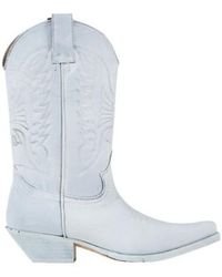 MM6 by Maison Margiela - Simple Leather Boots - Lyst