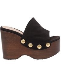 Gianvito Rossi - Open Toe Wedge Sandals - Lyst