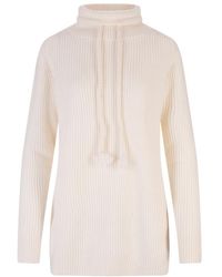 Max Mara - Rib Knitted Sweater - Lyst
