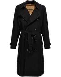 Burberry - Heritage Kensington Double Breasted Belted Trench Coat - Lyst