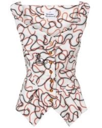 Vivienne Westwood - Monday Printed Cotton Vest - Lyst