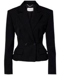 Magda Butrym - Peplum Wool Blazer - Lyst
