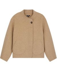 Soeur - Double-Faced Wool Short Coat - Lyst