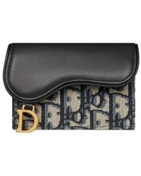 Dior - Saddle Bloom Card Holder - Lyst