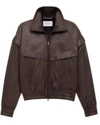 Saint Laurent - Leather Jacket - Lyst