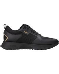BOSS - Meshpanel Trainer Sneakers - Lyst