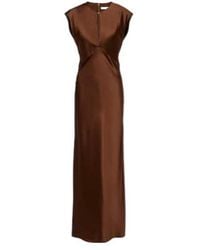 Veronica Beard - Nelzy Silk-Blend Satin Maxi Dress - Lyst