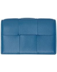 Bottega Veneta - Flip Woven Texture Card Bag - Lyst