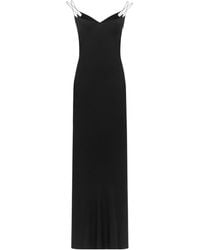 Tom Ford - Double-Strap Bias Cut V-Neck Maxi Dress - Lyst