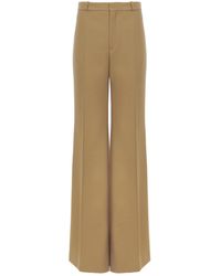 Chloé - Chloé Flared Tailored Trousers - Lyst