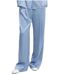 Stine Goya - Pleated Wide-Leg Trousers - Lyst